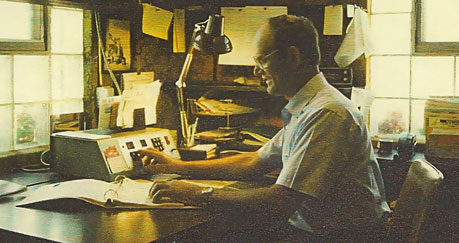 Joe Weber in office